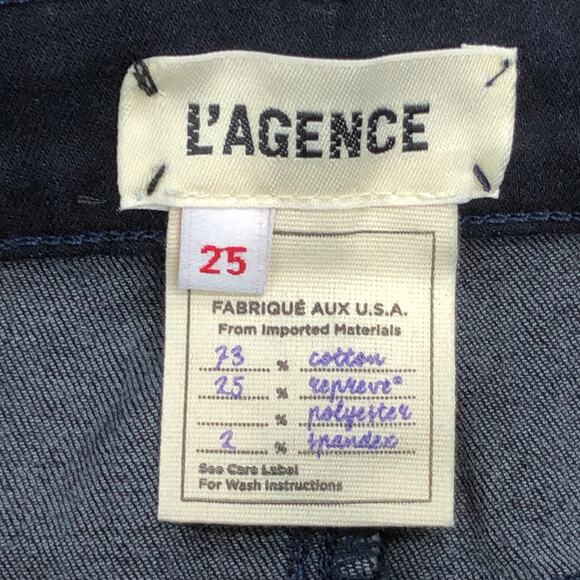 Lagence Womens Size 25 Jeans Margo Skinny High Rise Stretch Tru Blu - Picture 9 of 13